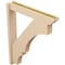 Ekena Millwork 6-in W x 36-in D x 44-in H Balboa Slat Rough Cedar Woodgrain TimberThane Outlooker, Primed Tan OUTUR060X36X44BOA24RCPR - alternate 3
